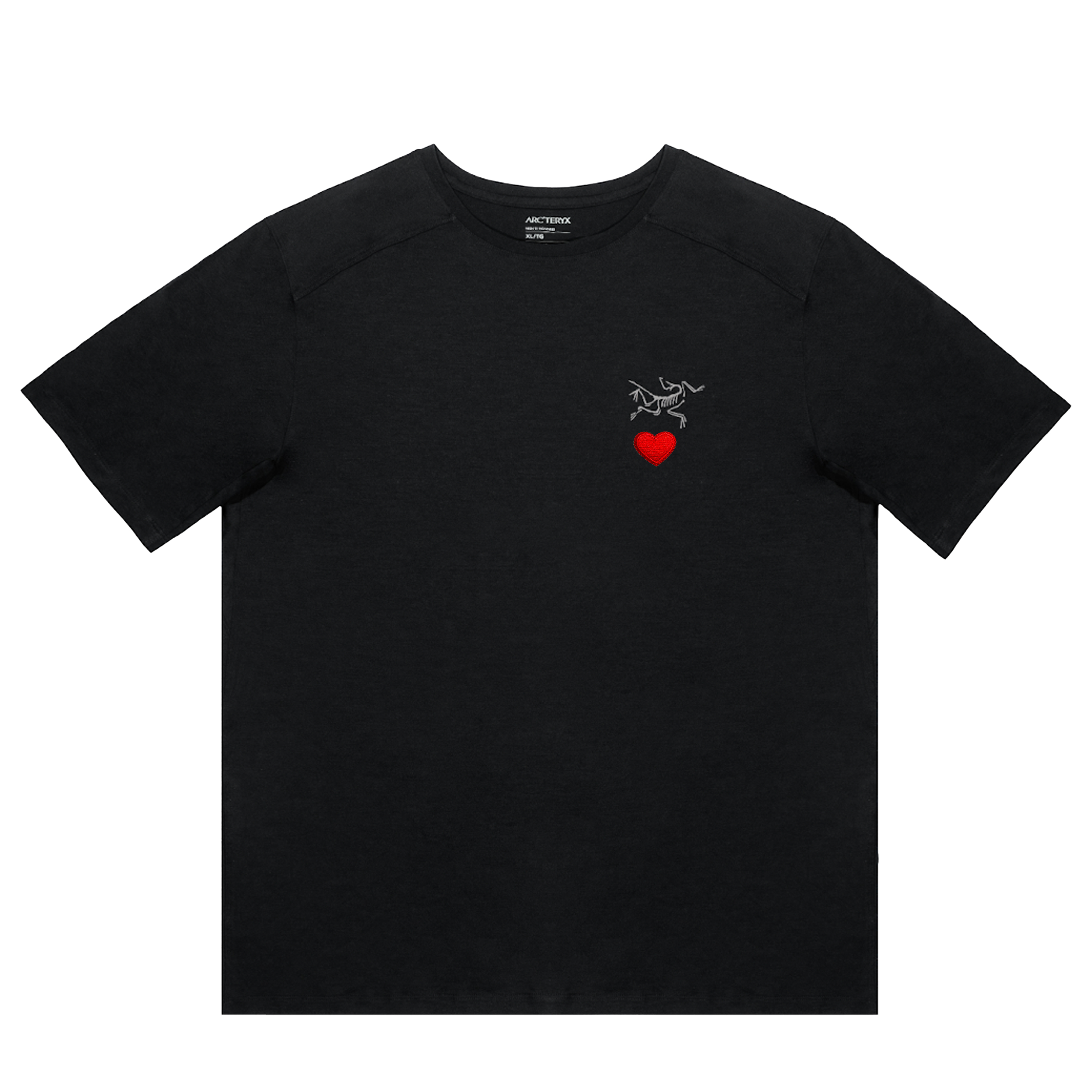 【Custom】Arcteryx KRAGG Starry Love Heart Logo Embroidered Unisex T-Shirt. X000009533(Group1300-） 圖 3