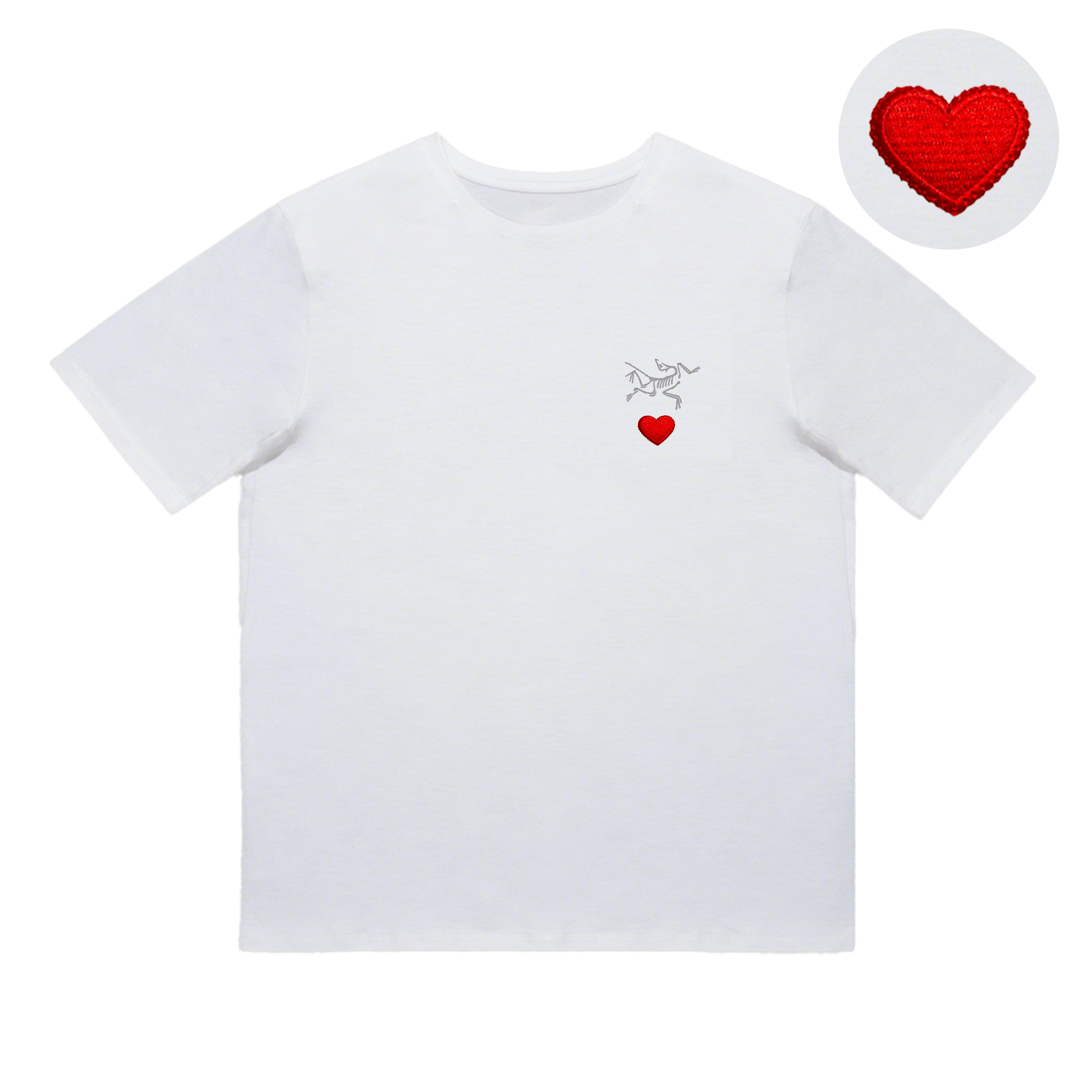 【Custom】Arcteryx KRAGG Starry Love Heart Logo Embroidered Unisex T-Shirt. X000009533(Group1300-） 圖 8