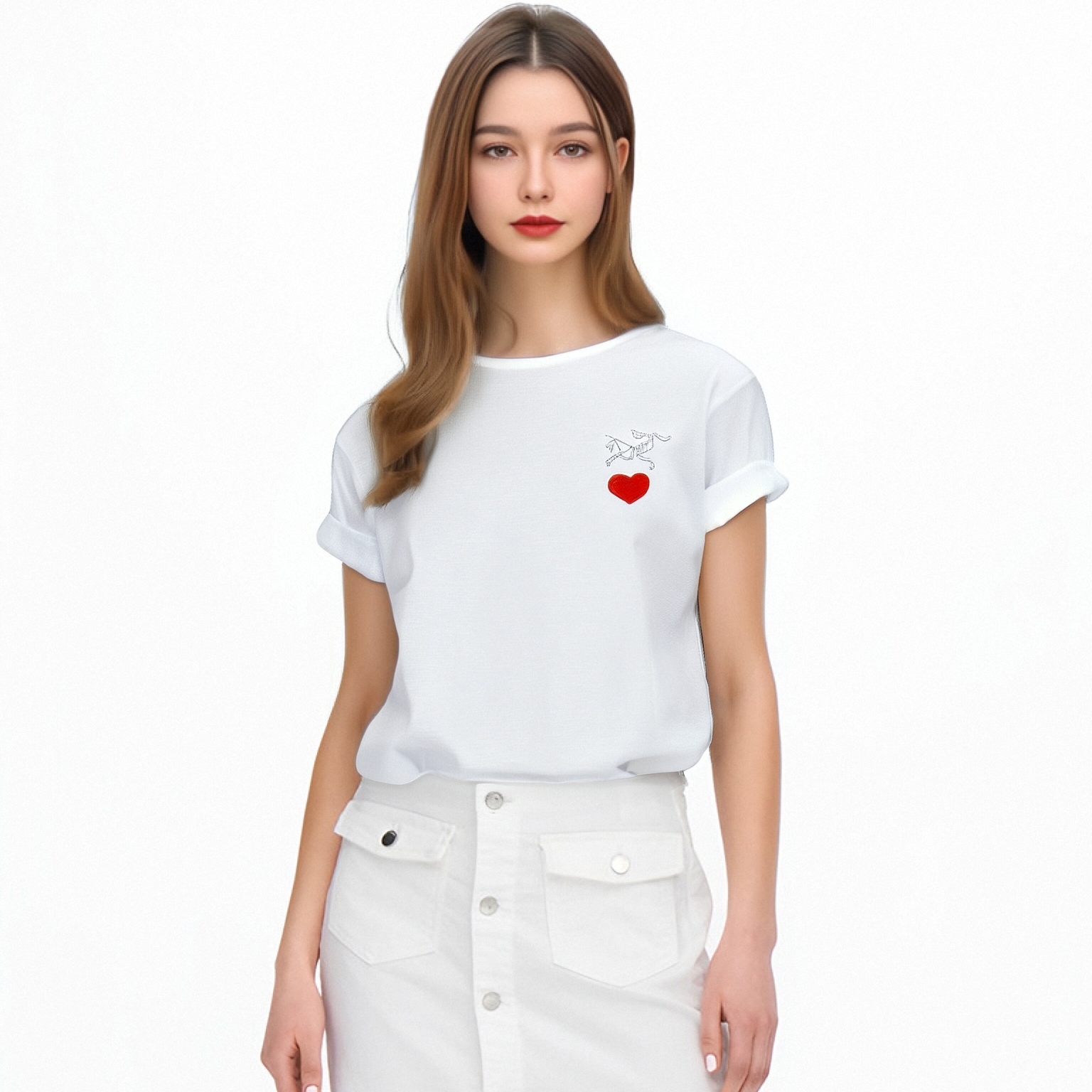 【Custom】Arcteryx KRAGG Starry Love Heart Logo Embroidered Unisex T-Shirt. X000009533(Group1300-） 圖 10