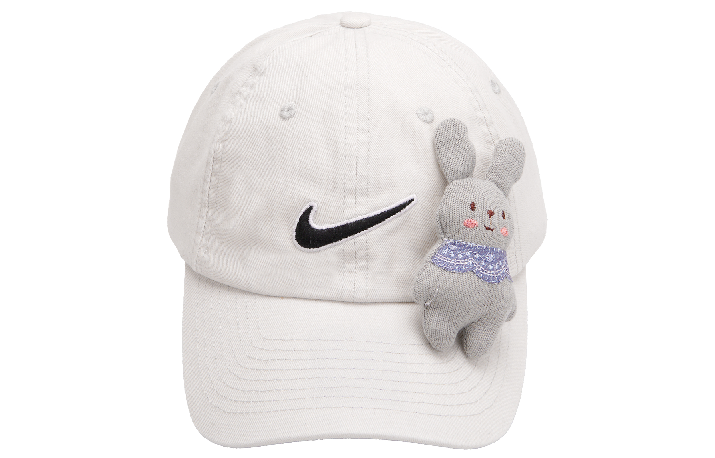 【Custom Cap】Nike Little Grey Rabbit Embroidered Streetwear Unisex Baseball Cap FB5369-072(TEAM1102-LITTLEGREYRABBIT)