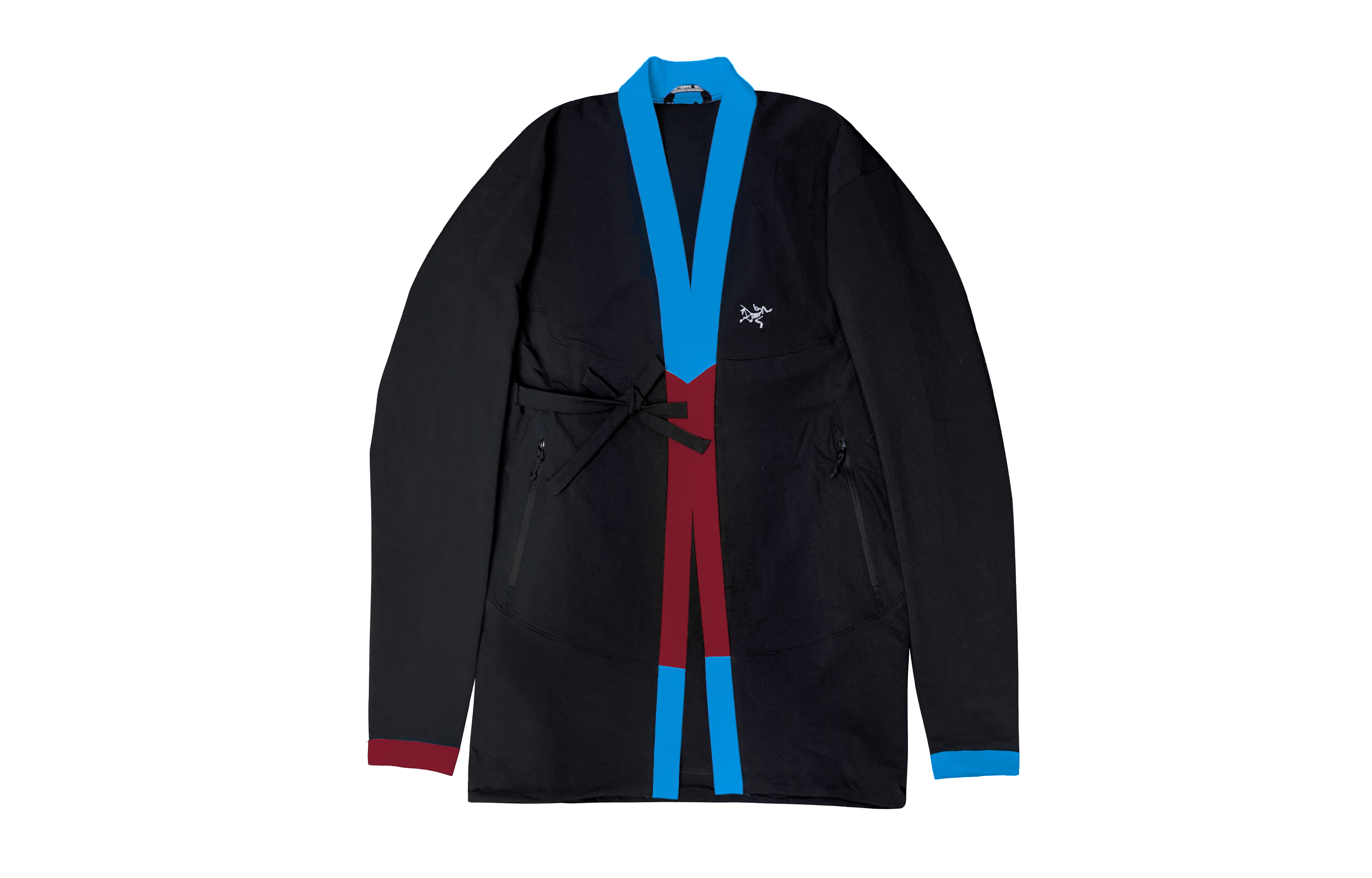 【Custom Clothing】Arcteryx 811 Softshell Colorblock Jacket Men Black/Blue/Red 30750(Group80