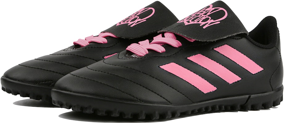 【客製化球鞋】兒童 adidas Goletto Viii Tf K 粉墨突擊 長夏將盡 小眾 低筒 兒童足球鞋 黑粉 Lookbook 【客製化球鞋】兒童 adidas Goletto Viii Tf K 粉墨突擊 長夏將盡 小眾 低筒 兒童足球鞋 黑粉