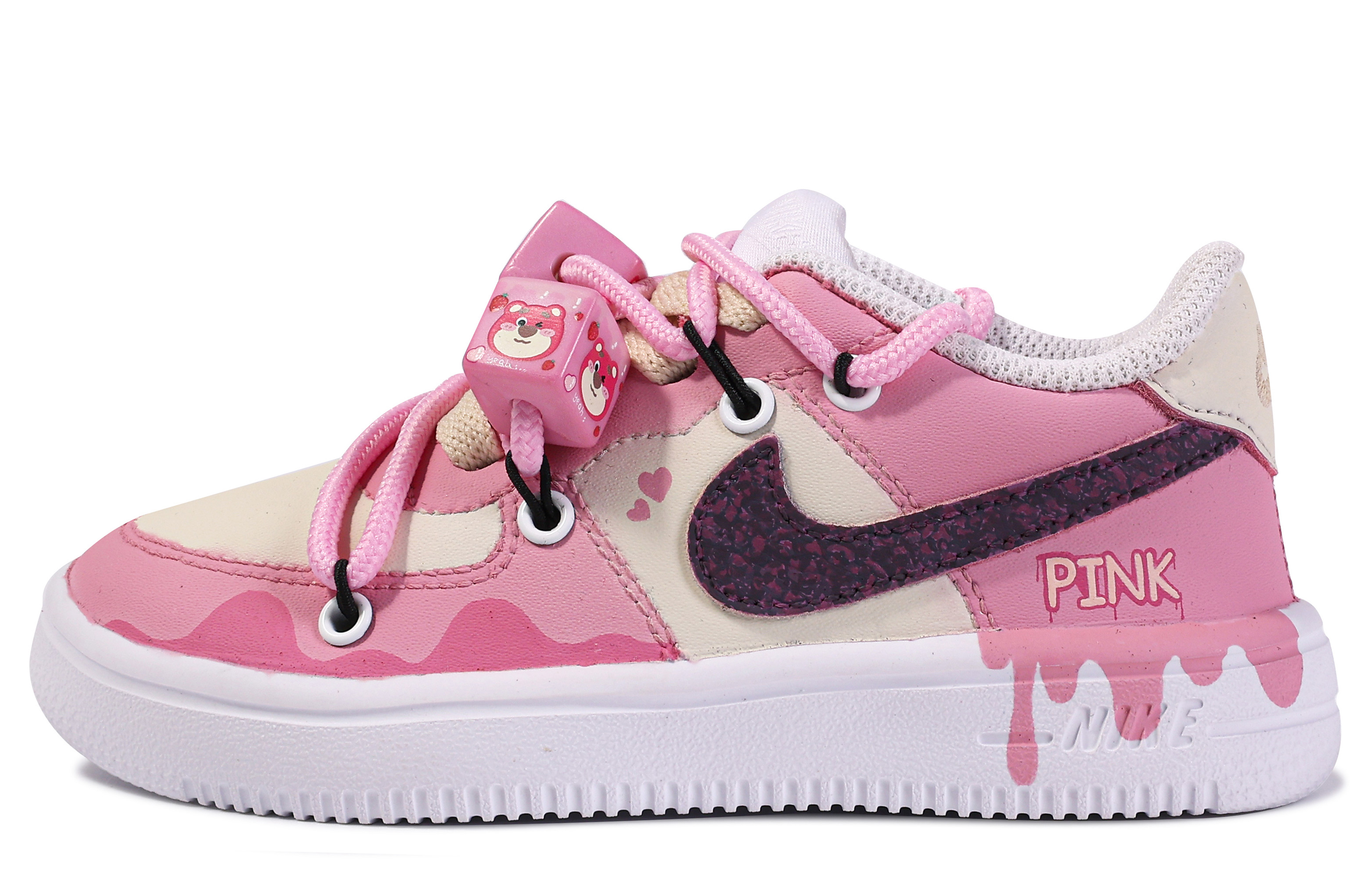 Buy (PS) [Kasut Custom] Nike Air Force 1 Low 'Da Vinci Teddy' 314193-117-486404