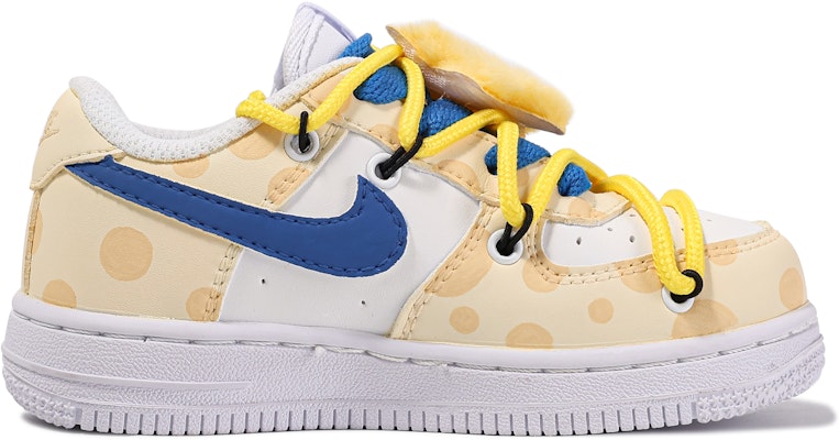 【定制球鞋】 Nike Air Force 1 Low LE 達芬奇定制 海星寶寶 海星 波點 可愛 防滑 低幫 板鞋 中童 黃藍 Order 【定制球鞋】 Nike Air Force 1 Low LE 達芬奇定制 海星寶寶 海星 波點 可愛 防滑 低幫 板鞋 中童 黃藍