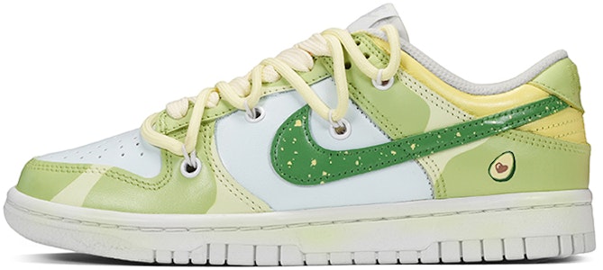 【定制球鞋】 Nike Dunk Low 兒童節主題定制 酪梨 低幫 板鞋 GS 白綠 Buy 【定制球鞋】 Nike Dunk Low 兒童節主題定制 酪梨 低幫 板鞋 GS 白綠