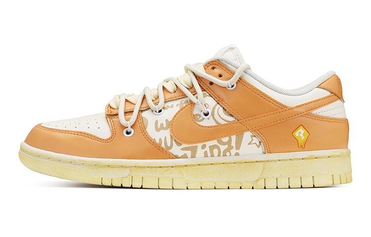 Buy (PS) 【定制鞋款】Nike Dunk Low '儿童节字母问号' DH9765-100(TeamE-女款字母橙黄)