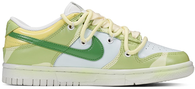 【定制球鞋】 Nike Dunk Low 兒童節主題定制 酪梨 低幫 板鞋 GS 白綠 Order 【定制球鞋】 Nike Dunk Low 兒童節主題定制 酪梨 低幫 板鞋 GS 白綠