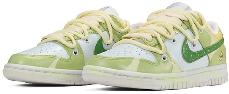 【定制球鞋】 Nike Dunk Low 兒童節主題定制 酪梨 低幫 板鞋 GS 白綠 Lookbook 【定制球鞋】 Nike Dunk Low 兒童節主題定制 酪梨 低幫 板鞋 GS 白綠