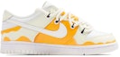 Lookbook 【定制球鞋】Nike Dunk Low 六一兒童節系列 菠蘿汽水 貼皮 解構鞋帶 做舊效果 復古 休閒 低幫 板鞋 GS 白橙色
