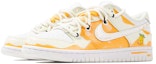 Shop 【定制球鞋】Nike Dunk Low 六一兒童節系列 菠蘿汽水 貼皮 解構鞋帶 做舊效果 復古 休閒 低幫 板鞋 GS 白橙色