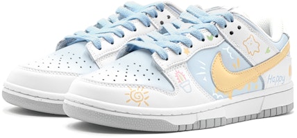 (PS) 나이키 덩크 로우 '옐로우 블루 그래피티' (커스텀) DH9765-102(TeamS-童趣涂鸦女S-BOX) Lookbook (PS) 나이키 덩크 로우 '옐로우 블루 그래피티' (커스텀) DH9765-102(TeamS-童趣涂鸦女S-BOX)