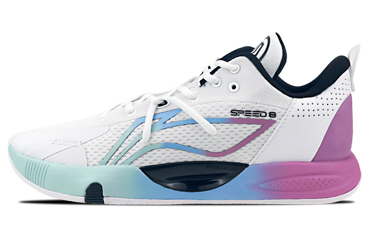 Buy (TD) [定制鞋款] 李宁 闪击8 '棉花糖马卡龙冰淇淋渐变' ABPS003-1(Team叁-男款闪击8棉花糖)
