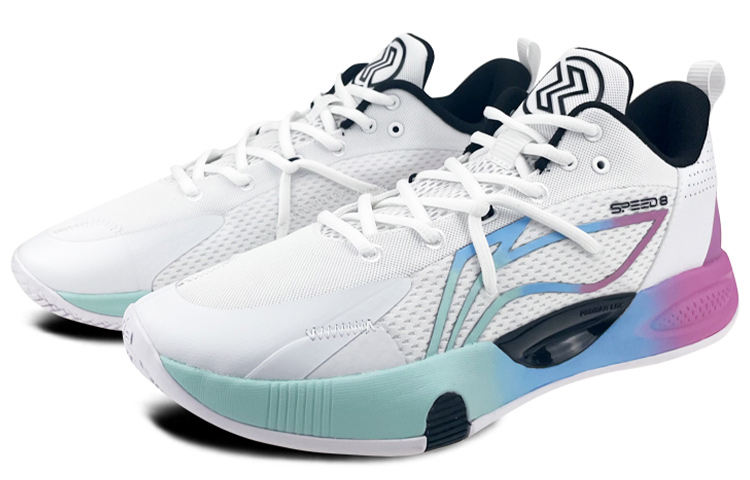 Lookbook (TD) [定制鞋款] 李宁 闪击8 '棉花糖马卡龙冰淇淋渐变' ABPS003-1(Team叁-男款闪击8棉花糖)