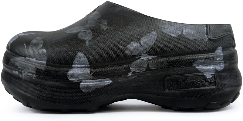 【訂製球鞋】 adidas originals AdiFOM Stan Smith Mule 蝴蝶 時尚百搭 抗磨損抗滑頭套拖鞋 女款 黑白 Order 【訂製球鞋】 adidas originals AdiFOM Stan Smith Mule 蝴蝶 時尚百搭 抗磨損抗滑頭套拖鞋 女款 黑白
