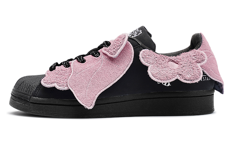 [Custom Shoes] (W) adidas melting sadness Originals Superstar 'Bee With Tou Black-Pink Petals'