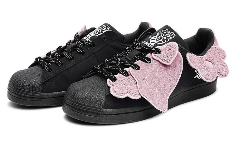[Custom Shoes] (W) adidas melting sadness Originals Superstar 'Bee With Tou Black-Pink Petals' 圖 4