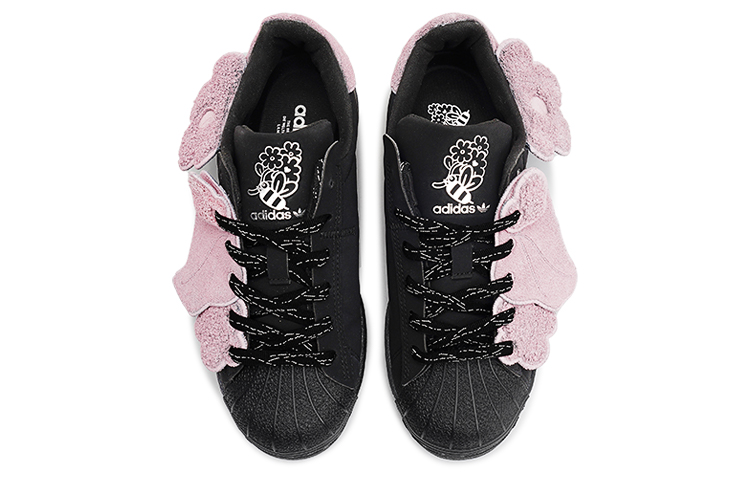 [Custom Shoes] (W) adidas melting sadness Originals Superstar 'Bee With Tou Black-Pink Petals' 圖 5