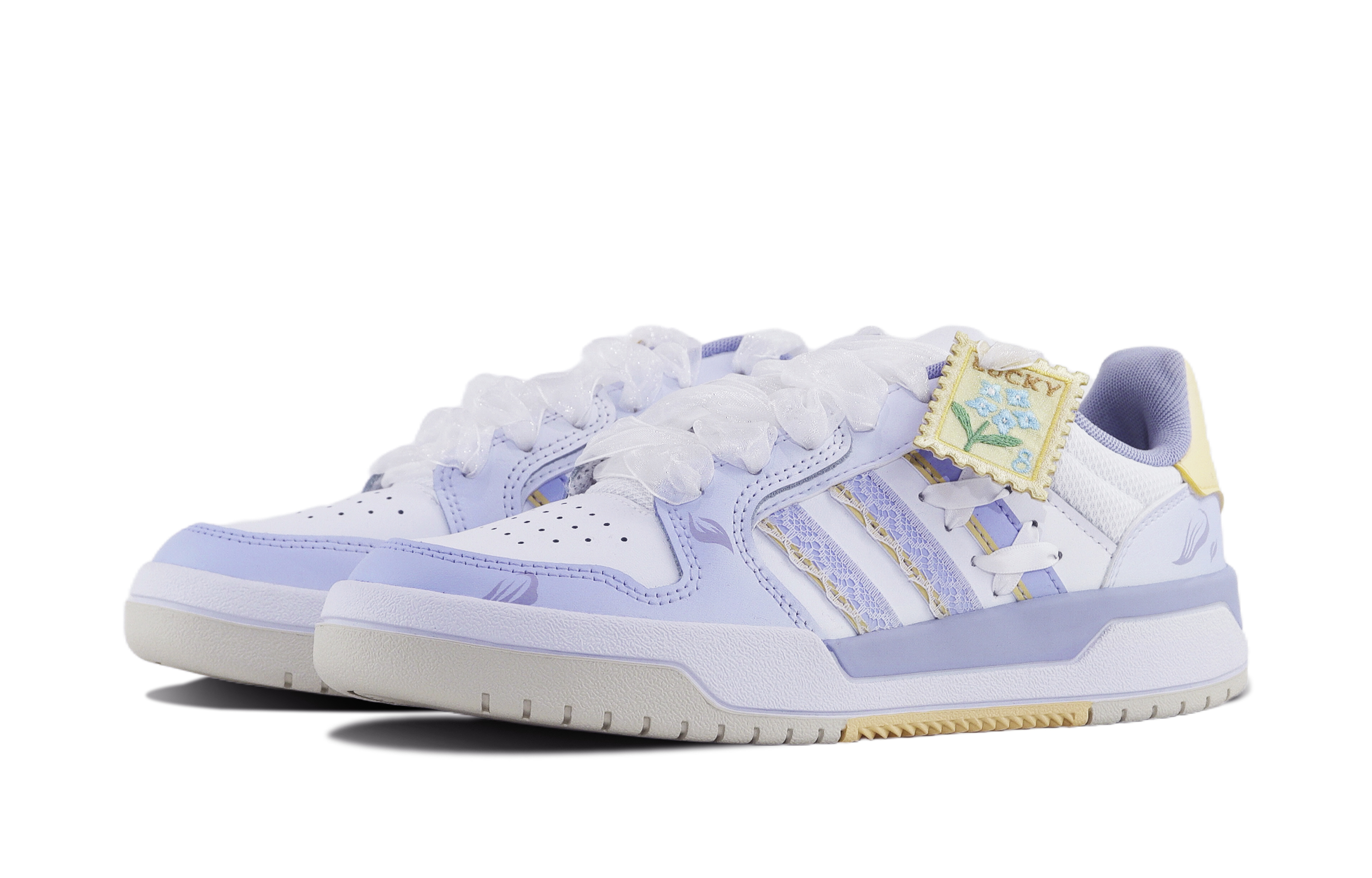 Shop (W) [Kasut Custom] adidas Neo Entrap 'Lilac Fresh' GX3814(Team129-鸯尾情诗)