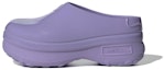 Details for 【客製化球鞋】 adidas originals AdiFOM Stan Smith Mule 休閒舒適防滑絲帶 甜美 日常萬用包頭拖鞋 女款 紫色
