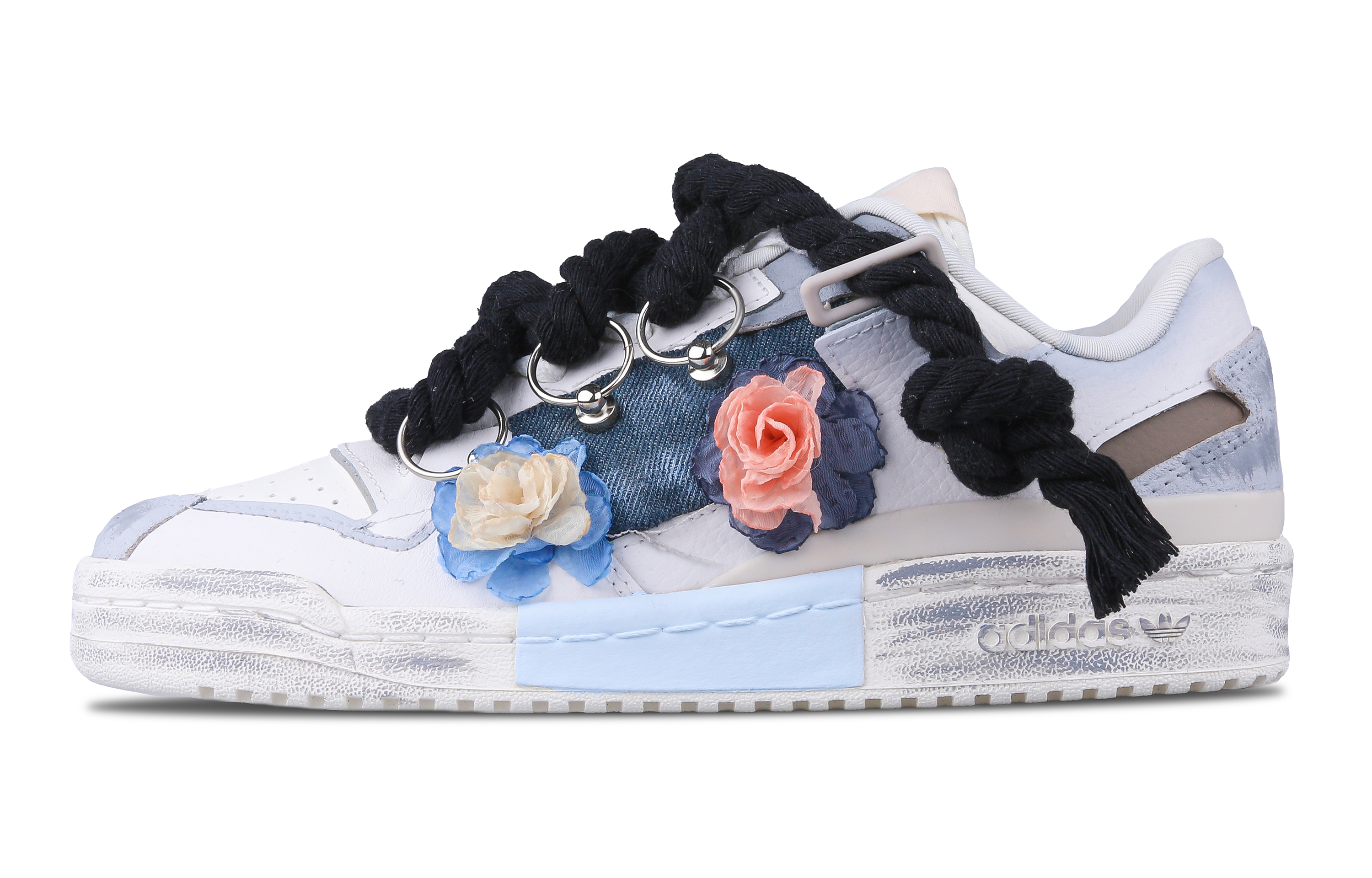 [Custom Shoes] (Women) adidas Originals Forum Low 'Blue Blossom'