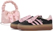 Buy 【訂製球鞋】adidas originals Gazelle OKHR 黑粉糖果 翻蓋塗鴉 復古時尚 粉墨 情人節 低筒 板鞋 女款 黑粉棕