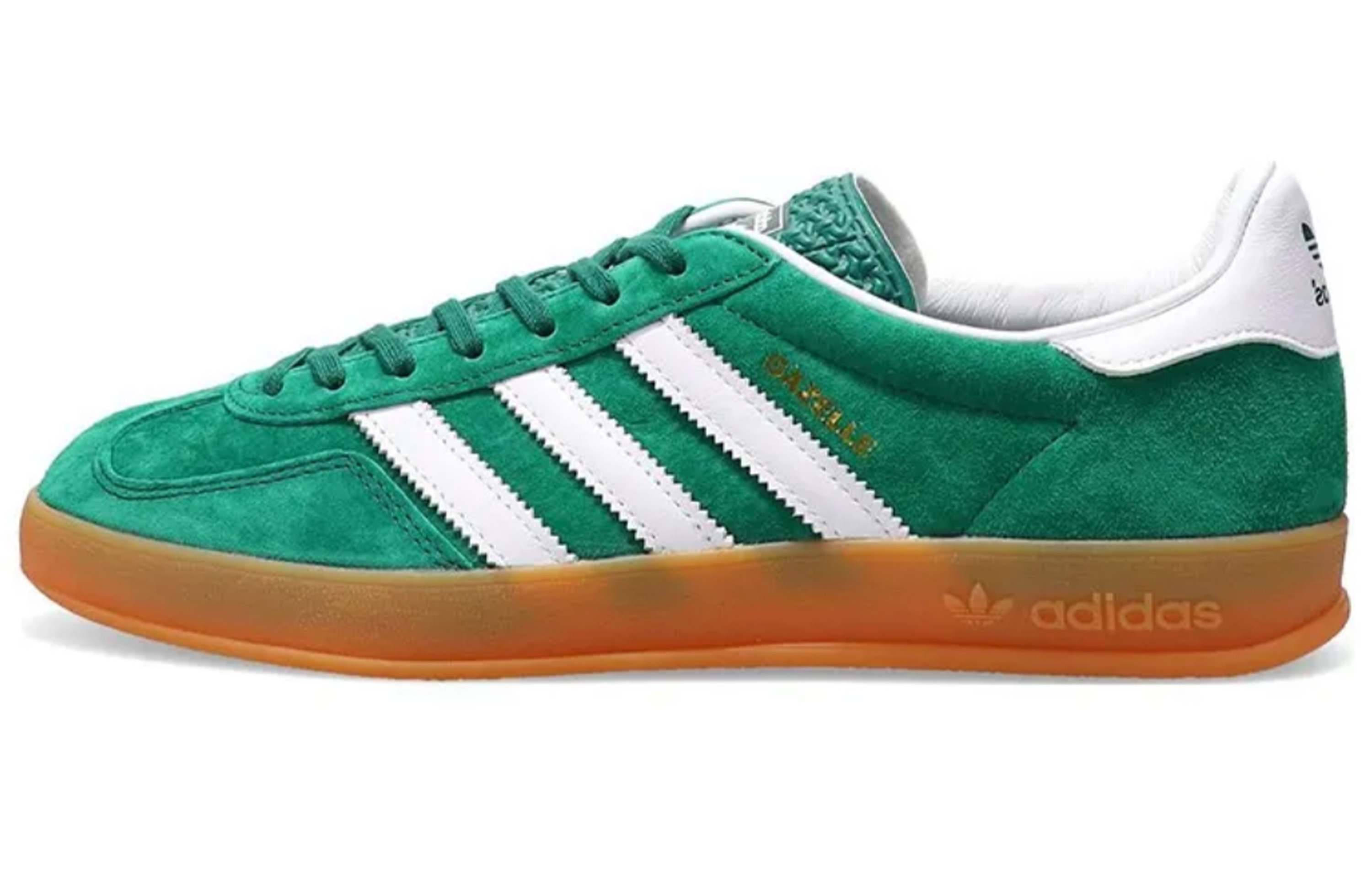 Cheap (W) アディダス オリジナルス ガゼル インドア "緑真珠"(カスタム) IG1596(TeamB-碧波珠影)