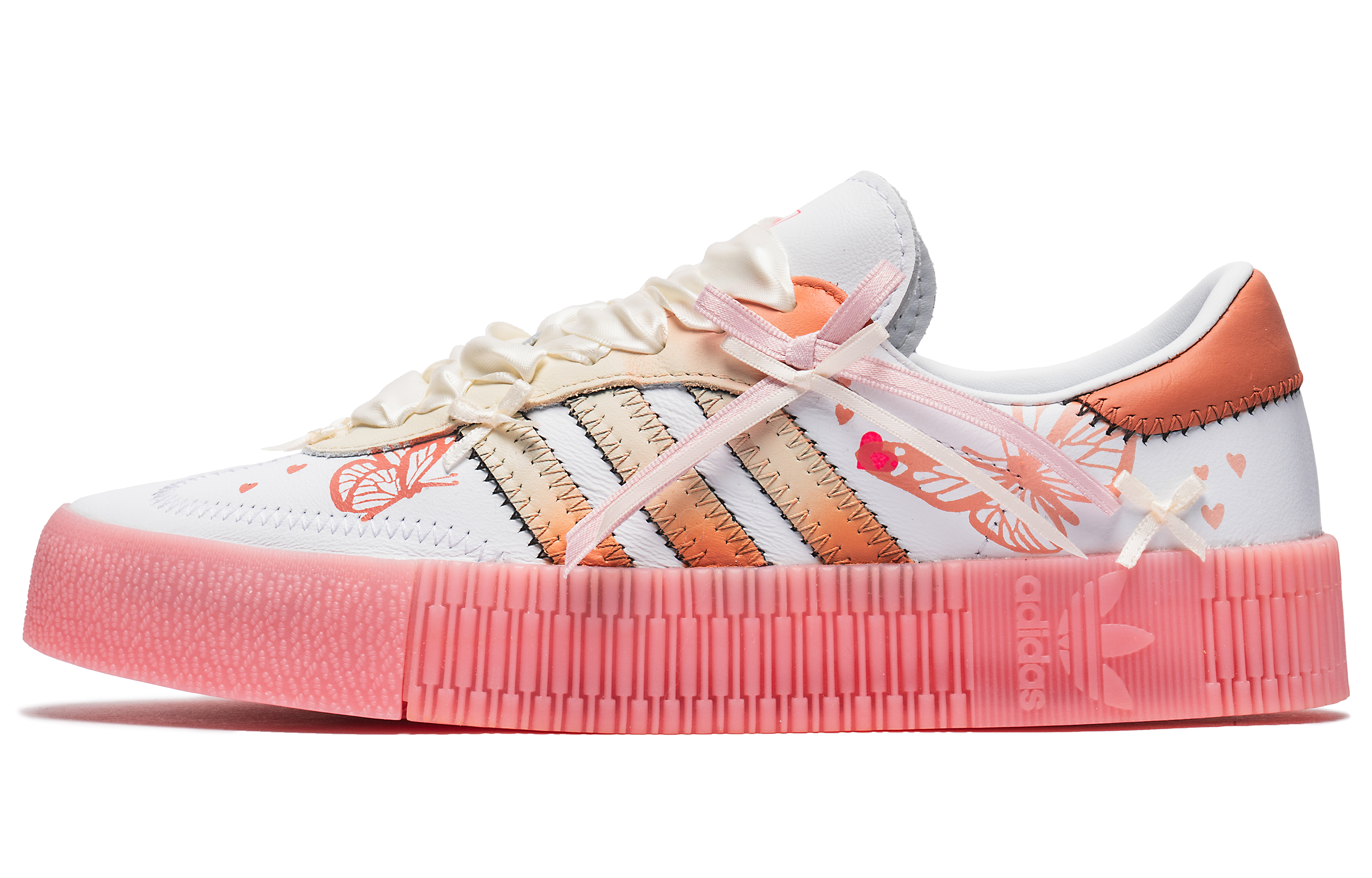 [Custom Shoes] (W) adidas Originals Samba 'Ballet Pink Butterfly' 圖 2