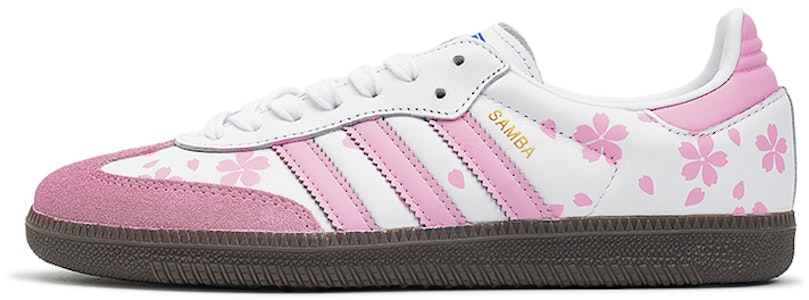 (W) 아디다스 오리지널스 삼바 '벚꽃 핑크-화이트' (커스텀 슈즈) IG1024(TeamI-女款樱粉K粉白3A24) Buy (W) 아디다스 오리지널스 삼바 '벚꽃 핑크-화이트' (커스텀 슈즈) IG1024(TeamI-女款樱粉K粉白3A24)