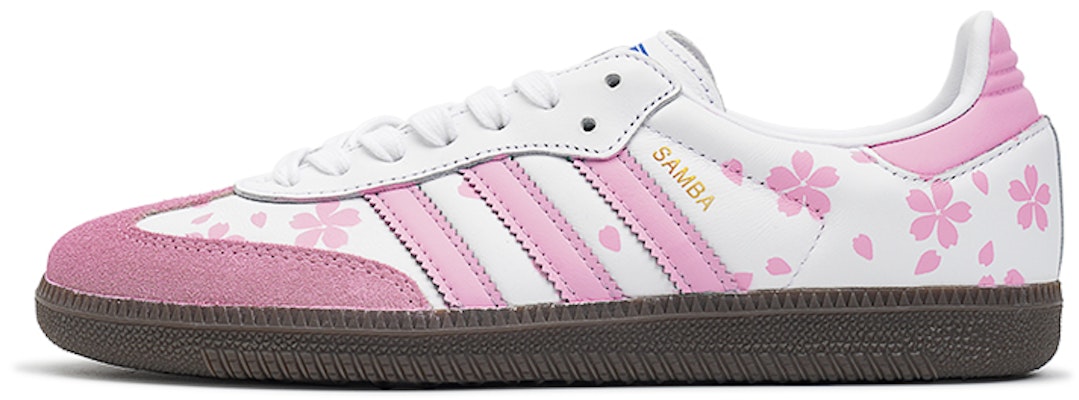 【客製化球鞋】 adidas originals Samba 莓刻 櫻粉 清新少女 櫻花 防滑耐磨 低筒 滑板鞋 女款 粉白 Order 【客製化球鞋】 adidas originals Samba 莓刻 櫻粉 清新少女 櫻花 防滑耐磨 低筒 滑板鞋 女款 粉白