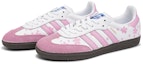Shop (W) 아디다스 오리지널스 삼바 '벚꽃 핑크-화이트' (커스텀 슈즈) IG1024(TeamI-女款樱粉K粉白3A24)