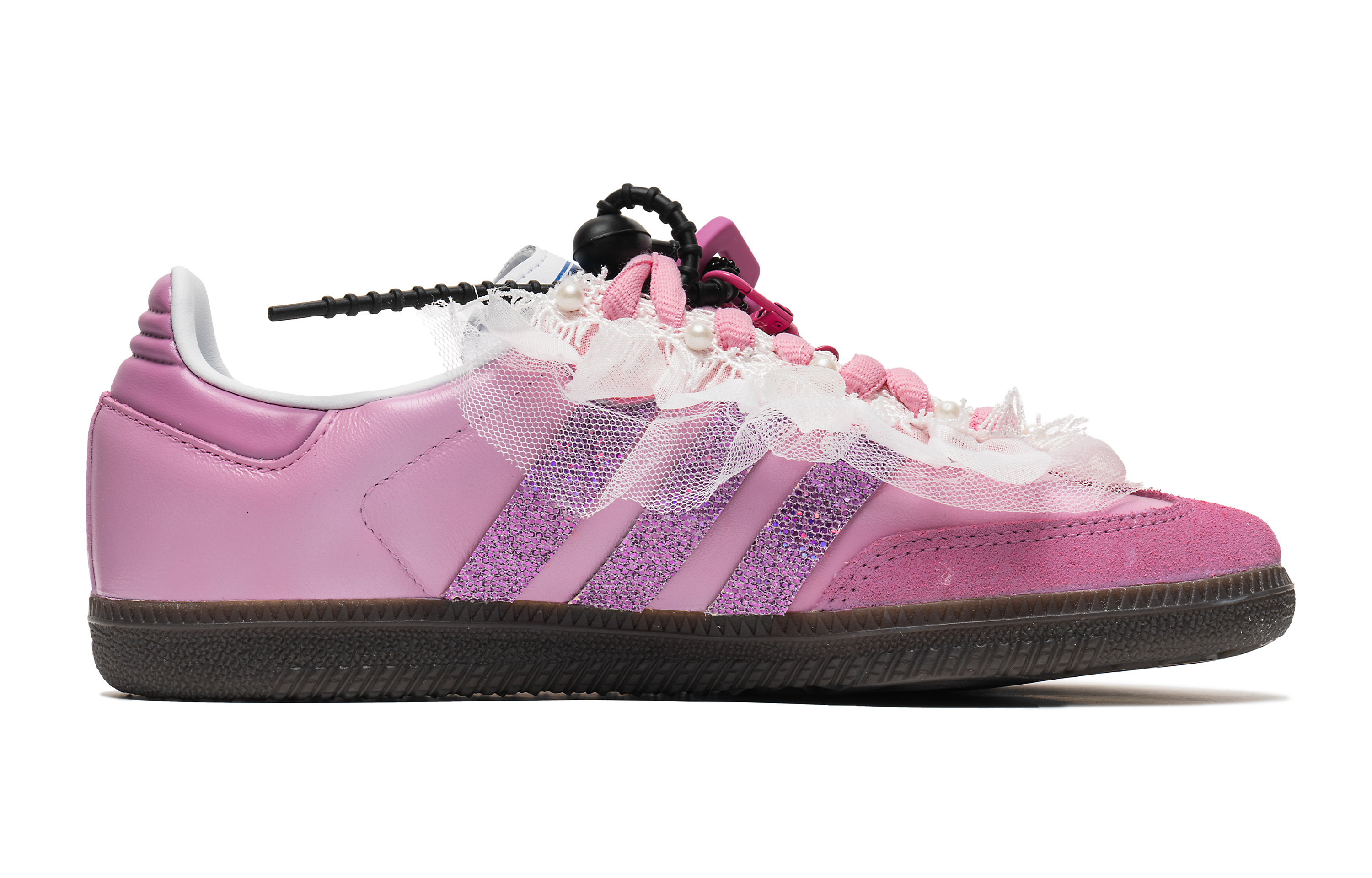 Order (W) Zapatillas adidas Originals Samba 'Rosa Negro Barbie Cordón' IG1024(TeamB-女款芭比蕾丝)