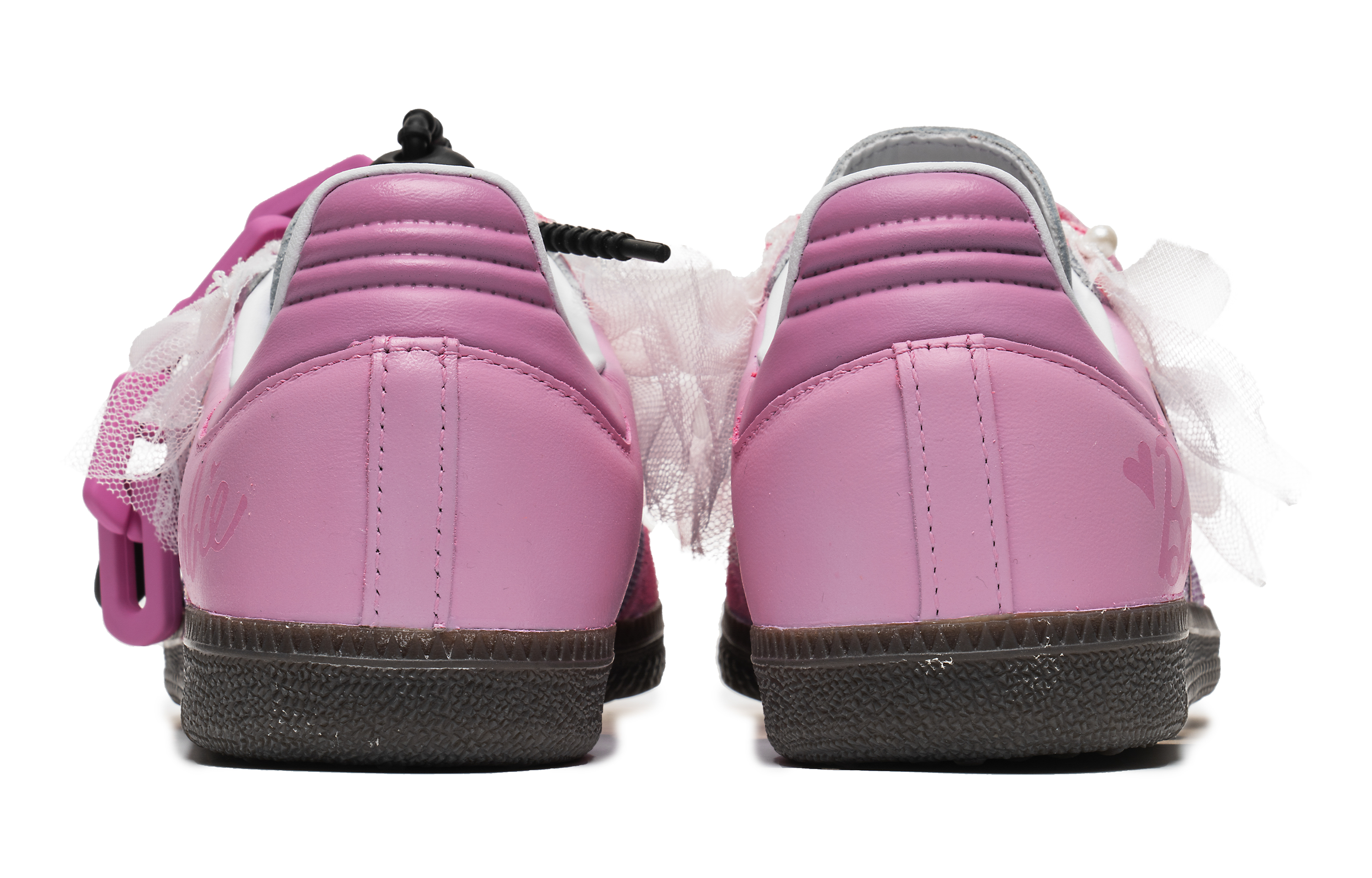 Shop (W) Zapatillas adidas Originals Samba 'Rosa Negro Barbie Cordón' IG1024(TeamB-女款芭比蕾丝)
