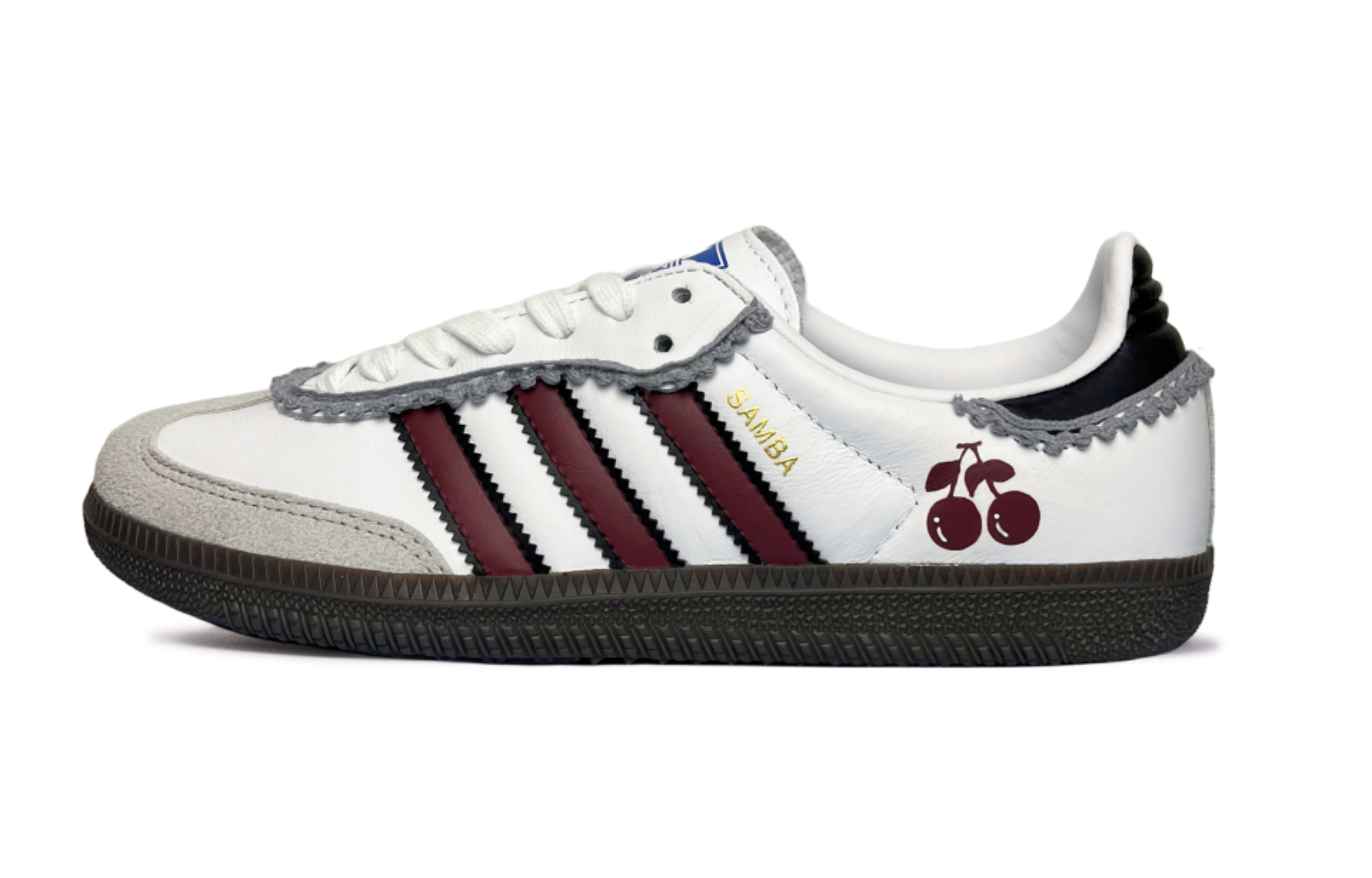 Buy (W) [Sepatu Kustom] adidas Originals Samba OG 'Ceri Maroon' IG1024(Team74-酒神樱桃)