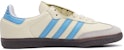 (W) 아디다스 삼바 OG '크림 시솔트 화이트 블루' 커스텀 슈즈 IG1024(TeamI-女款奶油海盐K白蓝)