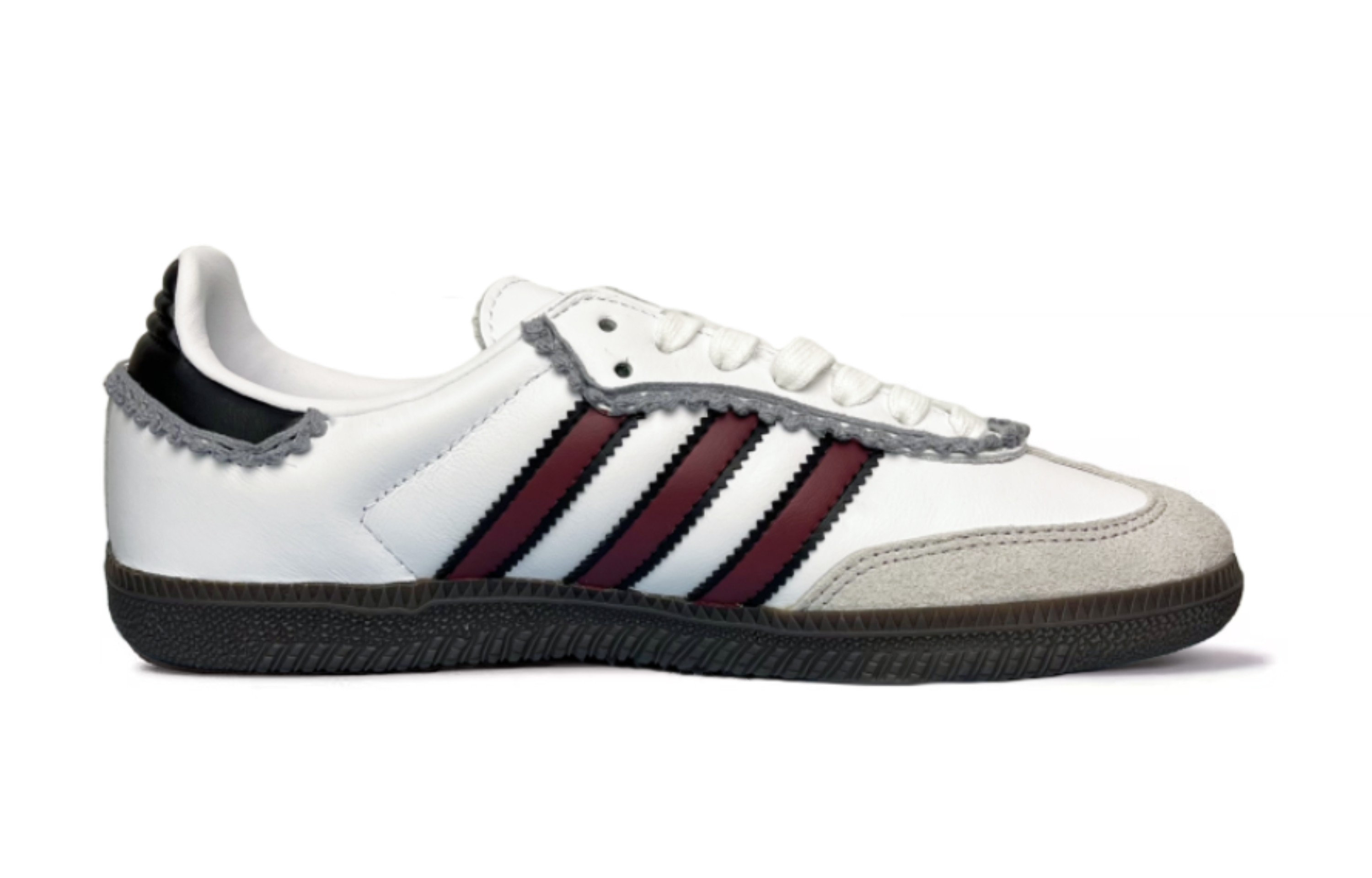 Order (W) [Sepatu Kustom] adidas Originals Samba OG 'Ceri Maroon' IG1024(Team74-酒神樱桃)