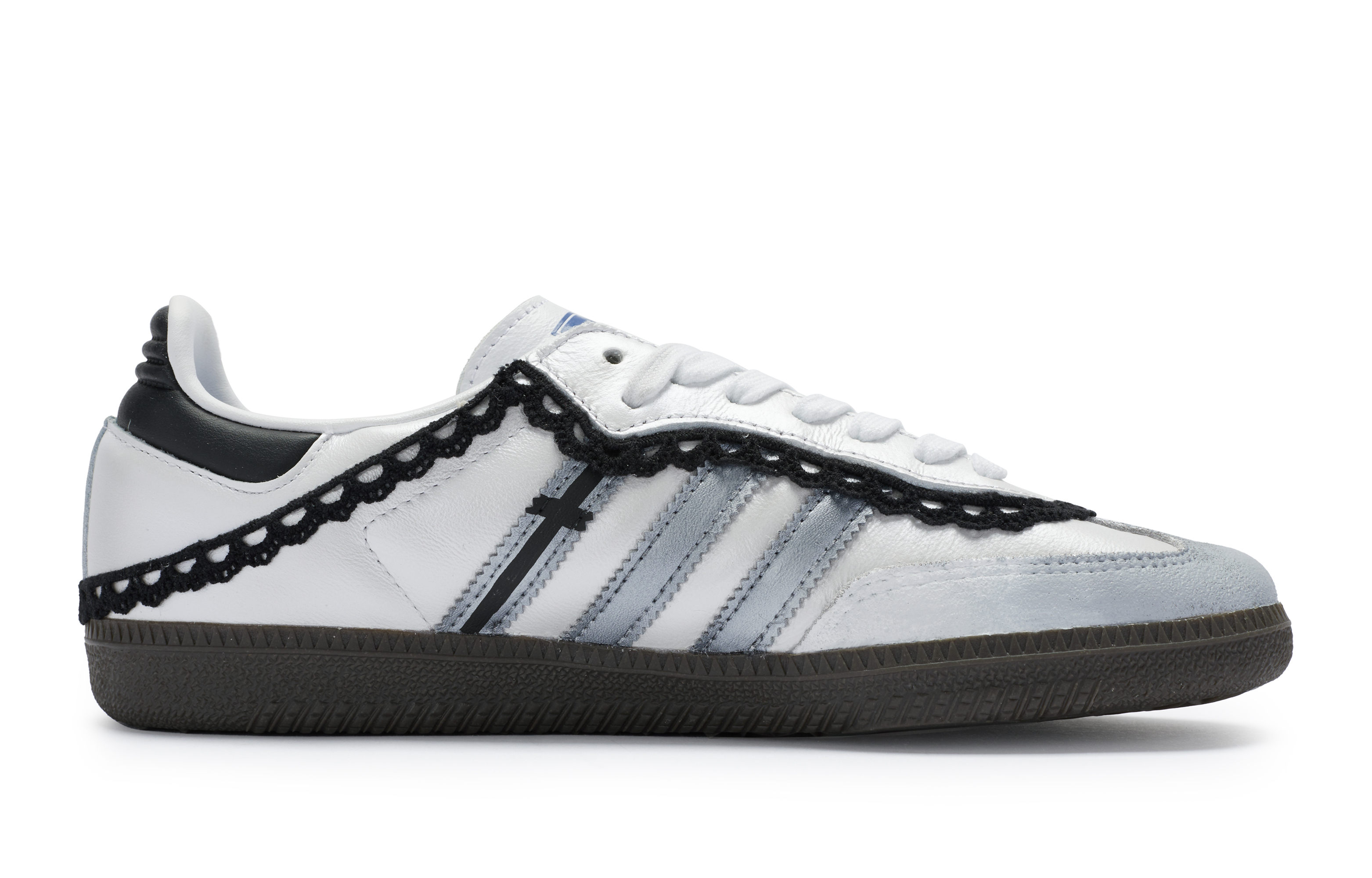 Order (W) [Zapatillas Personalizadas] adidas Originals Samba OG 'Blanco Ballet Plata Negro' B75806-444473
