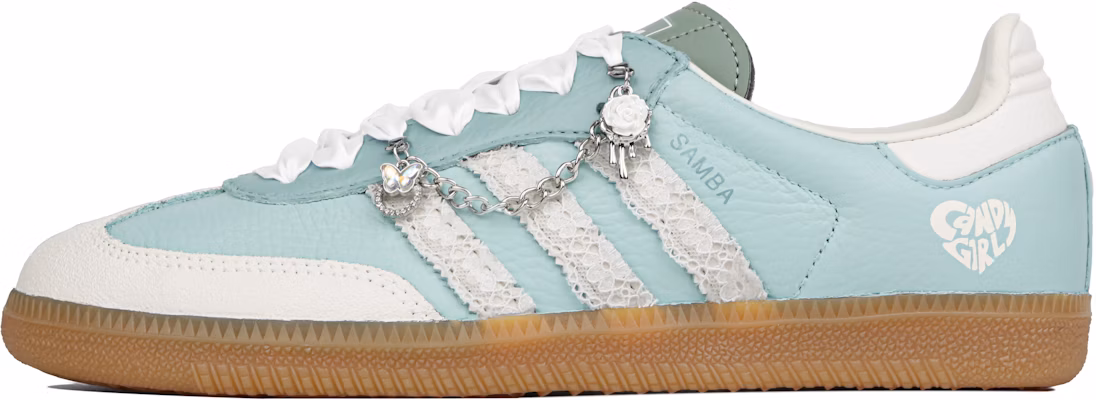 【訂製運動鞋】adidas originals Samba OG 清新薄荷 玖柒 禮盒 防滑耐磨 低筒板鞋 女款 綠色 Order 【訂製運動鞋】adidas originals Samba OG 清新薄荷 玖柒 禮盒 防滑耐磨 低筒板鞋 女款 綠色