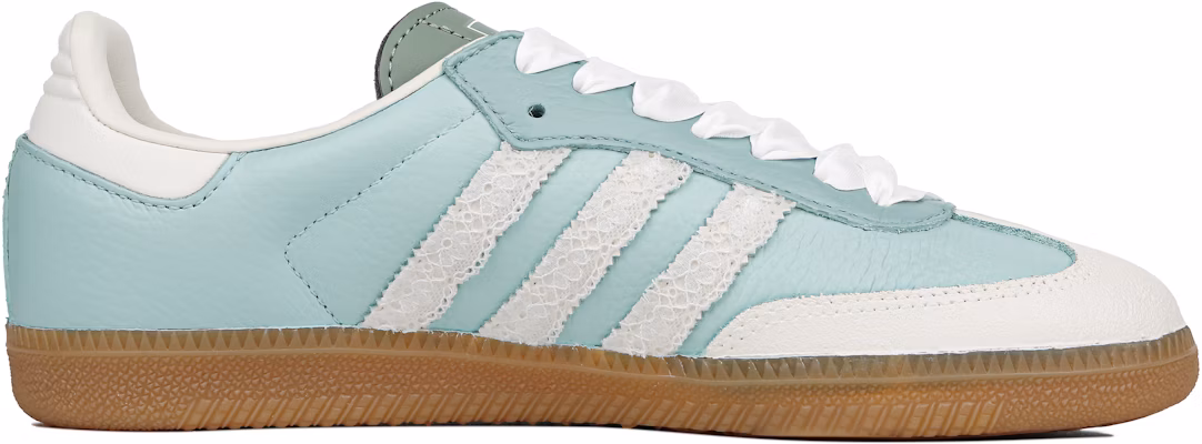 【訂製運動鞋】adidas originals Samba OG 清新薄荷 玖柒 禮盒 防滑耐磨 低筒板鞋 女款 綠色 Lookbook 【訂製運動鞋】adidas originals Samba OG 清新薄荷 玖柒 禮盒 防滑耐磨 低筒板鞋 女款 綠色