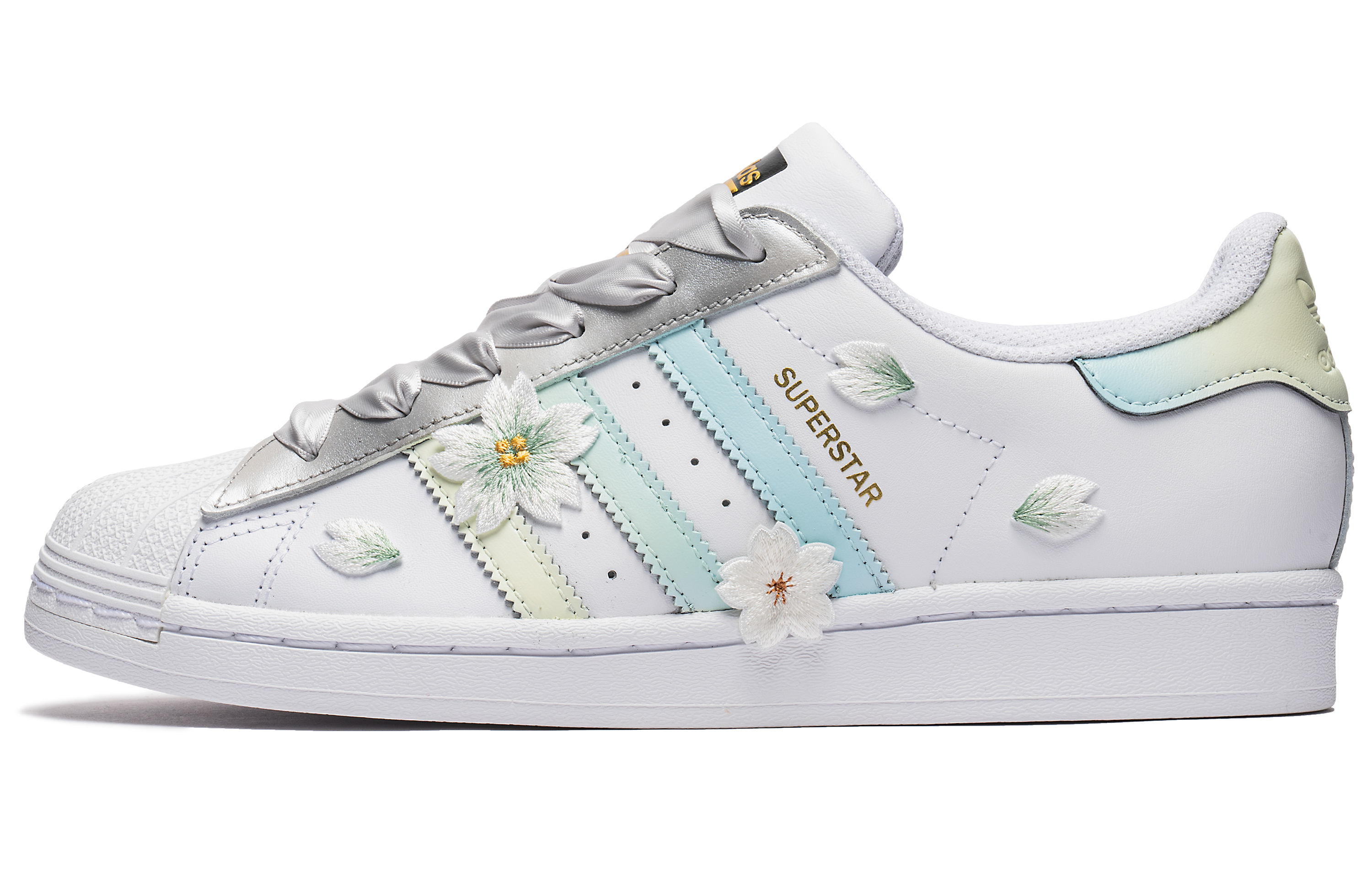 [Custom Shoes] (W) adidas Originals Superstar 'Green Sakura'