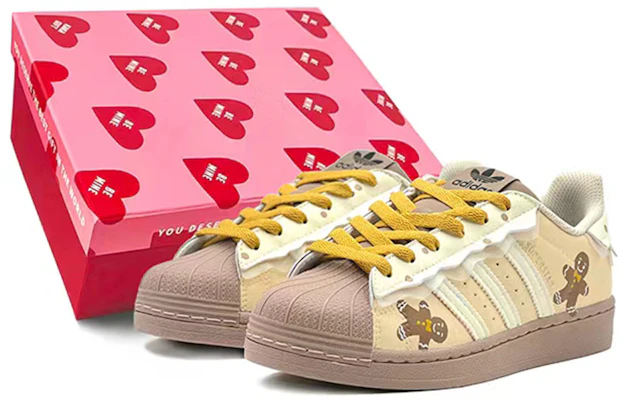 (W) Zapatillas adidas Originals Superstar 'Navidad Pan de Jengibre' GW4440(TeamS-圣诞姜饼人SBOX) Buy (W) Zapatillas adidas Originals Superstar 'Navidad Pan de Jengibre' GW4440(TeamS-圣诞姜饼人SBOX)