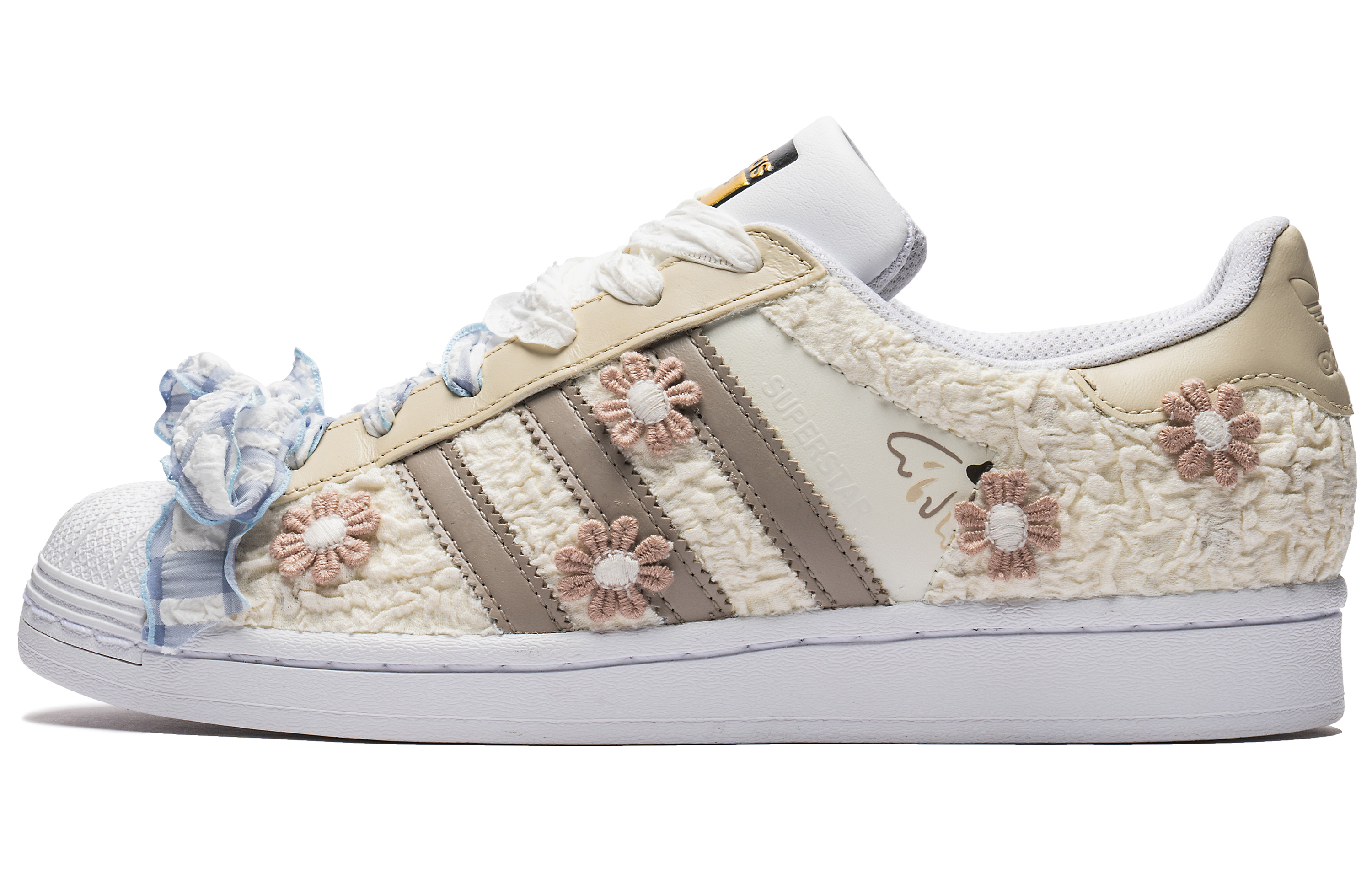 Buy (W) [Zapatillas personalizadas] adidas Superstar "Nubes 520" Blancas FV3284(TeamB-云端之舞)