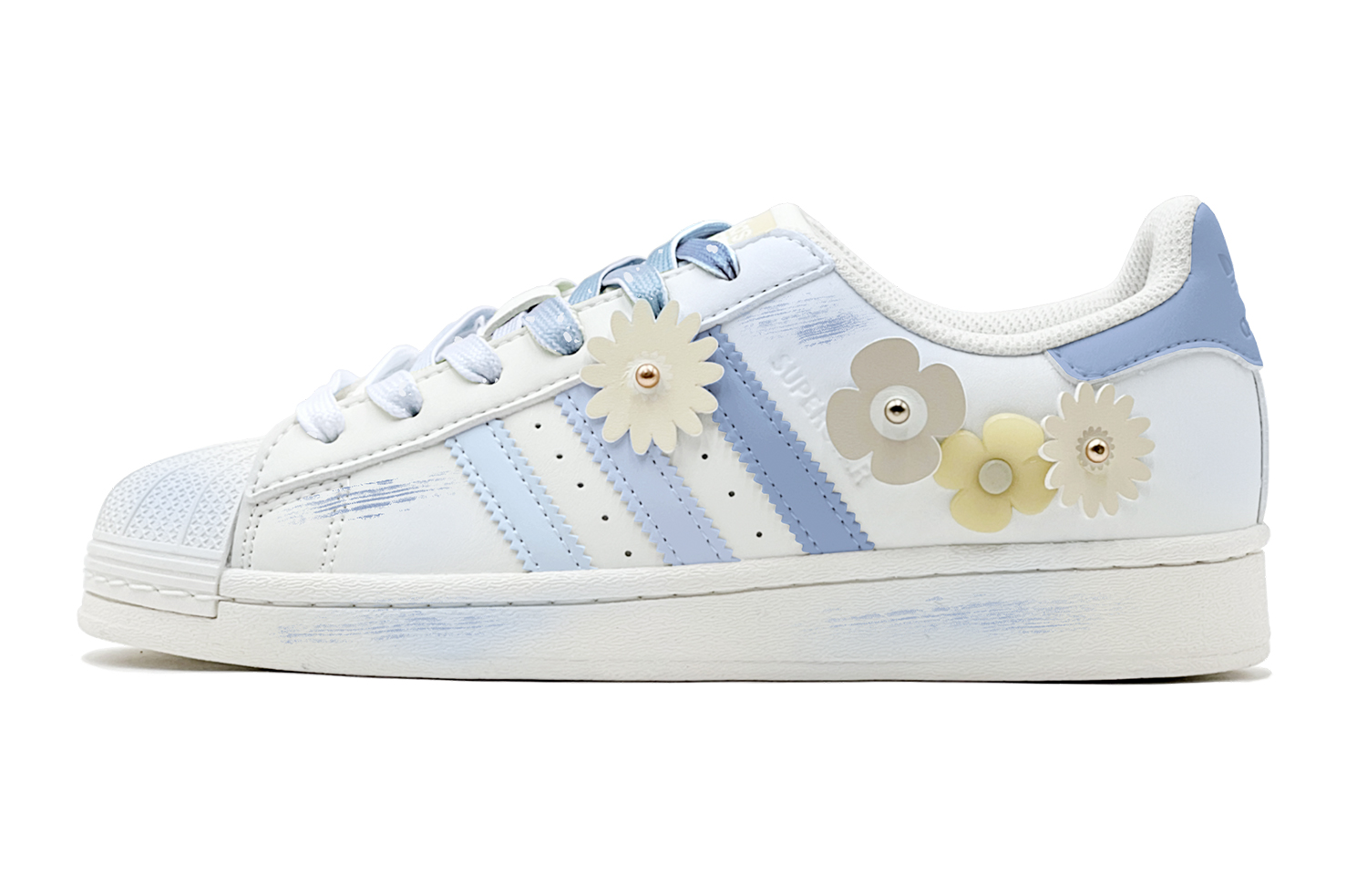 [Custom Shoes] (W) adidas Originals Superstar 'Ice Crystal Snowflake' 圖 2