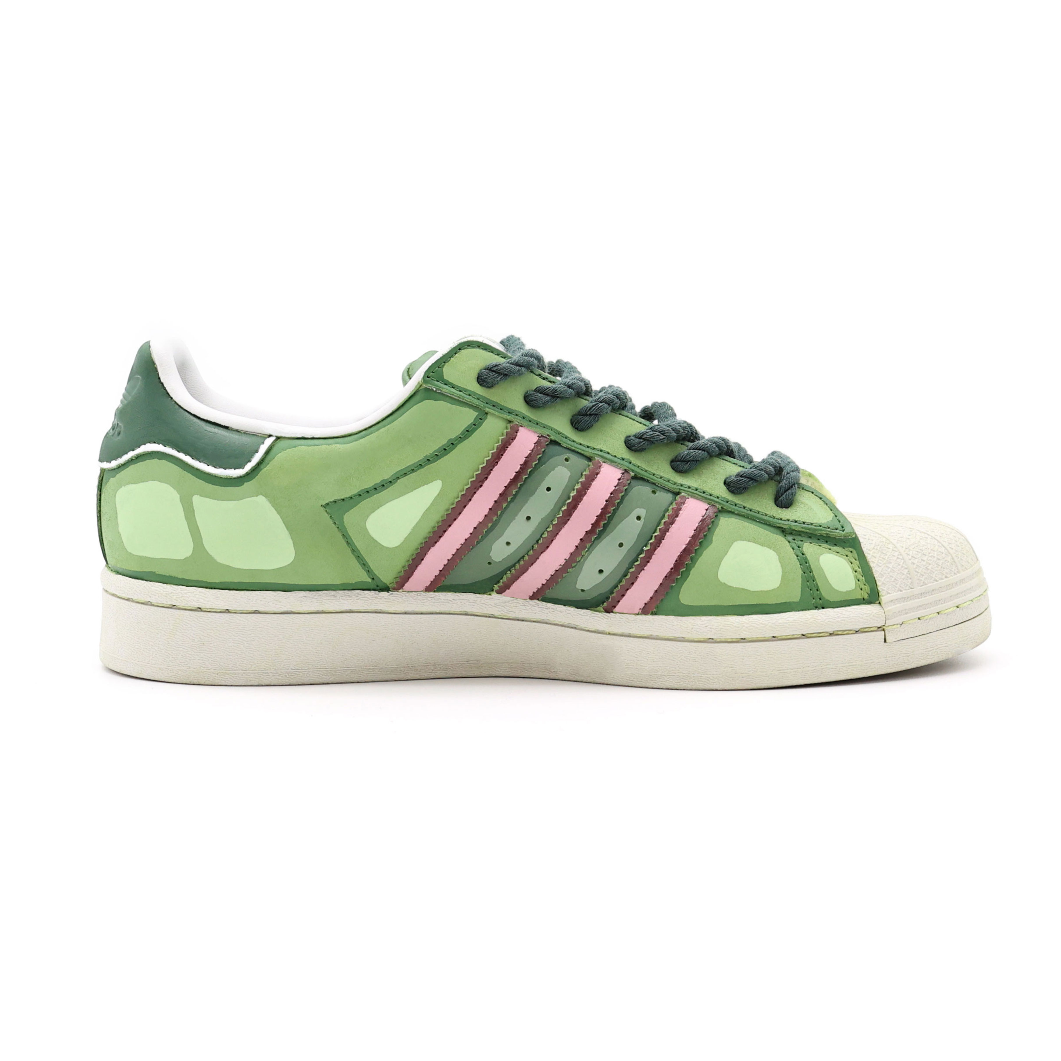 [Custom Shoes] (W) adidas Originals Superstar 'Treecko Cartoon' 圖 2