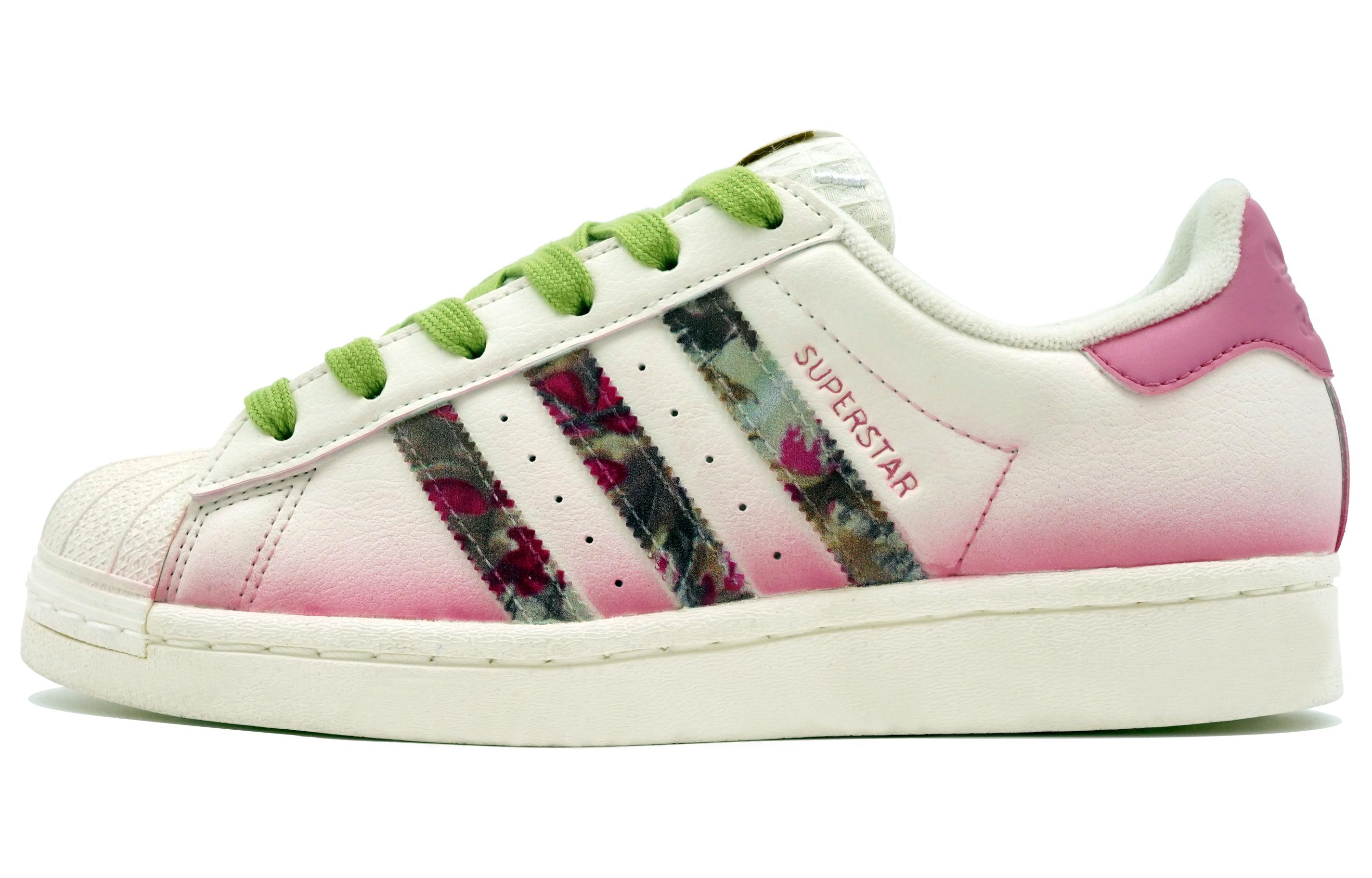 [Custom Shoes] (W) adidas Originals Superstar 'Dragon Fruit White-Pink' 圖 2