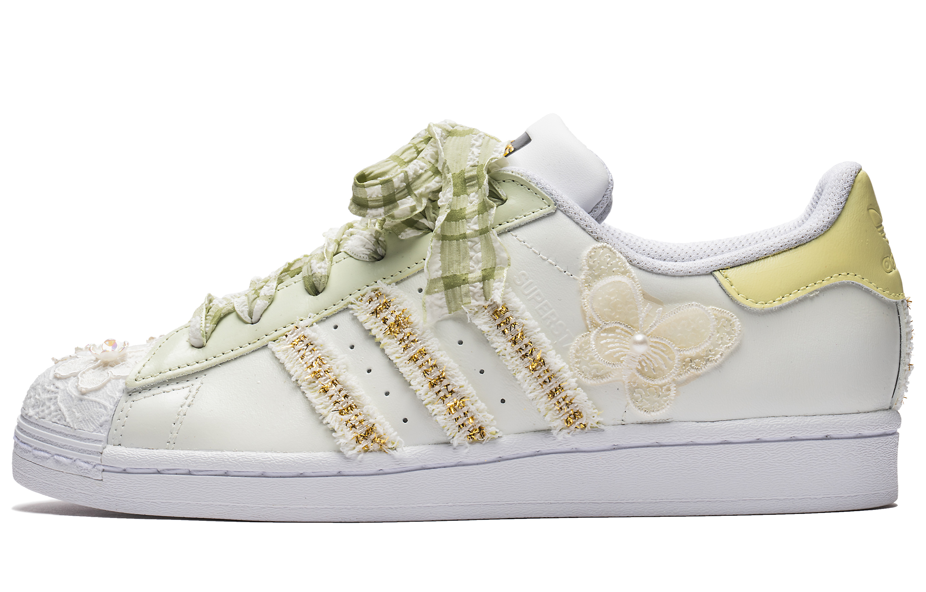 Order (W) [Sepatu Kustom] adidas Originals Superstar 'Bunga Cahaya Bulan' FV3284(TeamB-月光花影)
