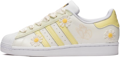 【訂製球鞋】adidas originals Superstar 野鶴製造 清新簡約 蝶舞春放 低筒 板鞋 女款 米白色 Order 【訂製球鞋】adidas originals Superstar 野鶴製造 清新簡約 蝶舞春放 低筒 板鞋 女款 米白色