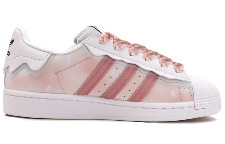Order (W) [Sepatu Custom] adidas Originals Superstar 'Sakura Pink Cream' GW4441(TeamS-阿迪贝壳头樱花)
