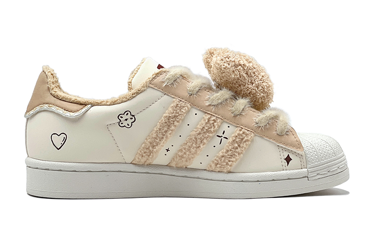 Order (W) [Kasot Custom] adidas Originals Superstar 'Krim Teddy Bear' GY2527(TeamS-爱心小熊S-BOX)