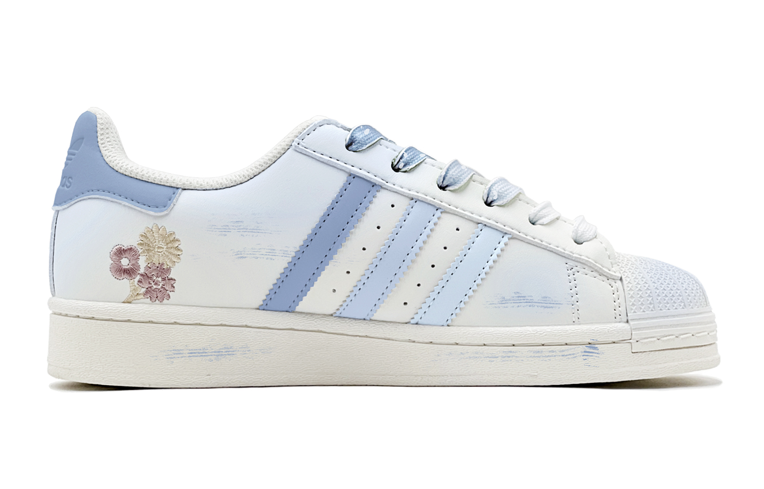 [Custom Shoes] (W) adidas Originals Superstar 'Ice Crystal Snowflake' 圖 3