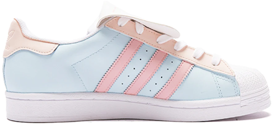 【訂製球鞋】 adidas originals Superstar 氣泡水母 藍莓跳跳糖 春夏甜美小清新 經典蚌殼頭 防滑耐磨 低筒 板鞋 女款 粉藍 Lookbook 【訂製球鞋】 adidas originals Superstar 氣泡水母 藍莓跳跳糖 春夏甜美小清新 經典蚌殼頭 防滑耐磨 低筒 板鞋 女款 粉藍